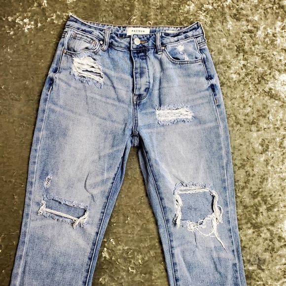 Pacsun Distressed Mom Jeans - Picture 2 of 9